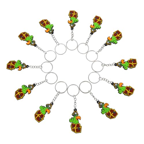 TOPBATHY 12Stücke Piraten Papagei Schlüsselanhänger Bunte Party Deko für Kindergeburtstag und Halloween Mitgebsel für Piraten-themenfeiern Schlüsselanhänger und Taschenanhänger TOPBATHY 12Stücke Piraten Papagei Schlüsselanhänger Bunte Party Deko für Kindergeburtstag und Halloween Mitgebsel für Piraten-themenfeiern Schlüsselanhänger und Taschenanhänger von TOPBATHY