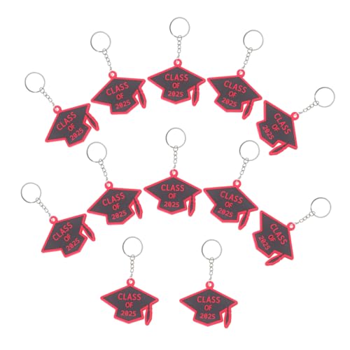 TOPBATHY 12St Abschluss Schlüsselanhänger verstellbarer Ständer koreanisches Stirnband Kreativer Schlüsselanhänger Schlüsselring für Absolventen Rucksack- zum Schulabschluss von TOPBATHY