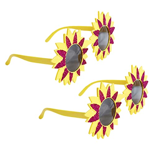 TOPBATHY Leichte Bequeme Partybrille 2 Stück Sonnenblumen-brille Für Originelles Party-zubehör TOPBATHY Leichte Bequeme Partybrille 2 Stück Sonnenblumen-brille Für Originelles Party-zubehör von TOPBATHY