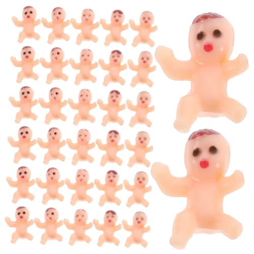 TOPBATHY 200 Stk Gefälligkeiten Für Die Babyparty Babyparty-spiele Kinder Dekor Kewpie Babys Puppen Mini-puppen Kuchen Verzieren Mini-babys Für Babyparty Badewannenspielzeug Für Kinder von TOPBATHY