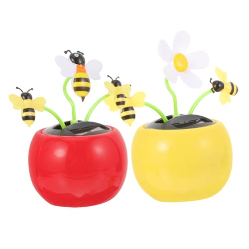 TOPBATHY 2St Bienen-Design-Schaukel-Auto-Ornament für kinderspielzeug Bienen-Schreibtischspielzeug Träger spielsachen dashcam Auto Biene schaukel Auto Dekoration von TOPBATHY