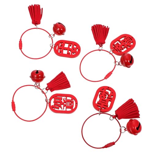 TOPBATHY 4 Stück Teiliges Holz Anhänger Chinesische Symbole Einzigartige Hängende Dekorationen als und Souvenir für Liebhaber Traditioneller Kultur TOPBATHY 4 Stück Teiliges Holz Anhänger Chinesische Symbole Einzigartige Hängende Dekorationen als und Souvenir für Liebhaber Traditioneller Kultur von TOPBATHY