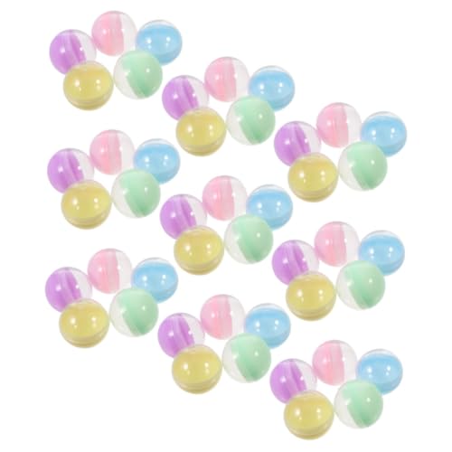 TOPBATHY 50 Stück Halbtransparente Macaron Farbige Leere Automatenkapseln Rundkapseln aus Stabilem Kunststoff Nachfüllbare Behälter für Süßigkeiten DIY und Partydeko TOPBATHY 50 Stück Halbtransparente Macaron Farbige Leere Automatenkapseln Rundkapseln aus Stabilem Kunststoff Nachfüllbare Behälter für Süßigkeiten DIY und Partydeko von TOPBATHY