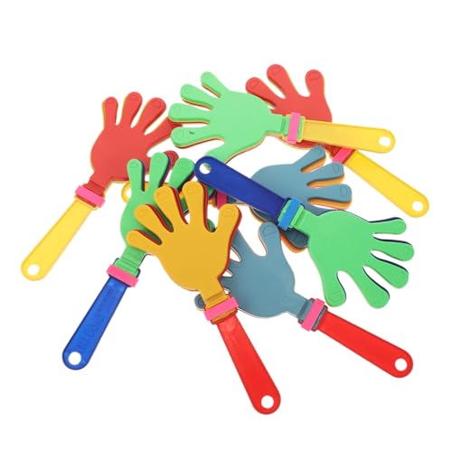 TOPBATHY 8 Stück Teiliges Bunte Kunststoff Handklatscher Clapper Noise Maker für Sicher Leicht Tragbar für Sportveranstaltungen Geburtstagsfeiern Partys und Animation TOPBATHY 8 Stück Teiliges Bunte Kunststoff Handklatscher Clapper Noise Maker für Sicher Leicht Tragbar für Sportveranstaltungen Geburtstagsfeiern Partys und Animation von TOPBATHY