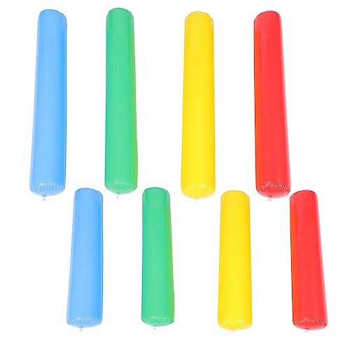 TOPBATHY 8St Aufblasbarer PVC-Stick Konzert-Jubelstöcke Bam Bam Thunder Stick Spielzeuge Kinderspielzeug aufblasbarer Anfeuerungsstab Aufblasbare Jubelstöcke Zylinder von TOPBATHY