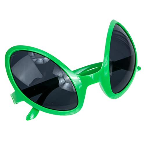 TOPBATHY Alien-sonnenbrille Cosplay Alien-kostüm Außerirdische Sonnenbrille Grünes Spielzeug Außerirdisches Marsantennen-stirnband Kostüme Für Erwachsene Neuheitsbrille Alien-brille Plastik von TOPBATHY