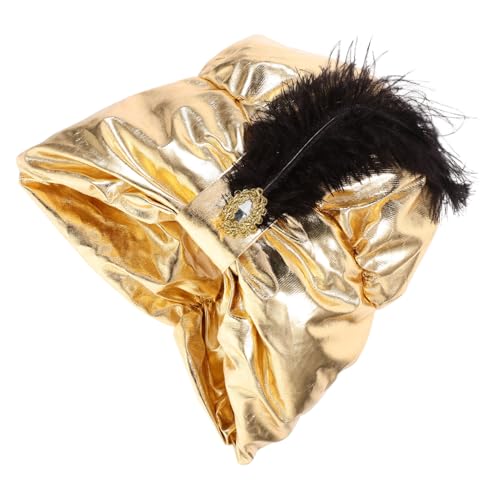 TOPBATHY Arabischer Hut Arabischer Hut Requisite Turban Hut Kostümhut Arabischer Hut Für Strass Mütze Arabischer Prinzenhut Karnevalshut Ornament Cosplay Karnevalshut von TOPBATHY