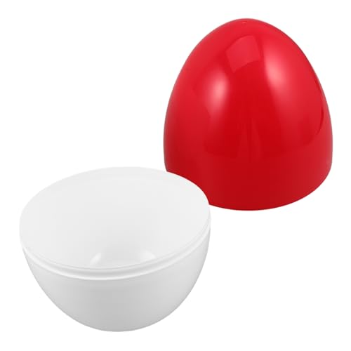 TOPBATHY Transparenter Jumbo-ostereibeherter Groß Transparent Befüllbar Riesige Leere Eierkartons Für Osterjagd Partygeschenke Leckereien TOPBATHY Transparenter Jumbo-ostereibeherter Groß Transparent Befüllbar Riesige Leere Eierkartons Für Osterjagd Partygeschenke Leckereien von TOPBATHY