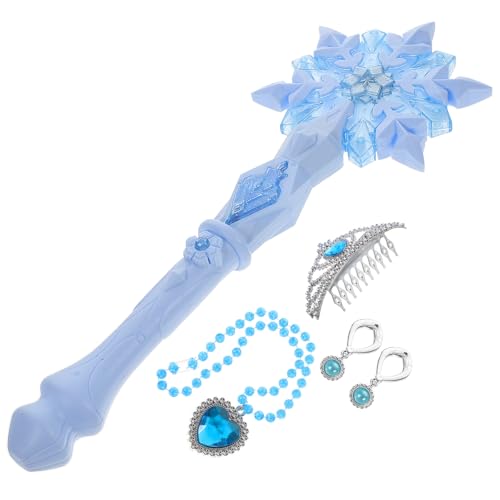 TOPBATHY Feenstab für Mädchen, Leuchtender Schneeflockenstab, Blinkender Stab für Partydekoration, Leuchtendes Handspielzeug, 1 Stück TOPBATHY Feenstab für Mädchen, Leuchtender Schneeflockenstab, Blinkender Stab für Partydekoration, Leuchtendes Handspielzeug, 1 Stück von TOPBATHY