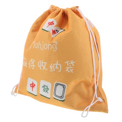 TOPBATHY Große Mahjong Tasche aus Stoff mit Kordelzug Tragbarer Robuster Organizer für Spielsteine Geräumige Aufbewahrungstasche für Damen für Reisen und Zuhause TOPBATHY Große Mahjong Tasche aus Stoff mit Kordelzug Tragbarer Robuster Organizer für Spielsteine Geräumige Aufbewahrungstasche für Damen für Reisen und Zuhause von TOPBATHY