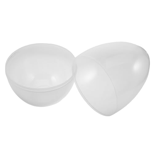 TOPBATHY Klares Jumbo-Ei Groß Transparent Befüllbar Riesige Leere Eierkartons Für Osterjagd Partygeschenke Leckereien Geschenke TOPBATHY Klares Jumbo-Ei Groß Transparent Befüllbar Riesige Leere Eierkartons Für Osterjagd Partygeschenke Leckereien Geschenke von TOPBATHY