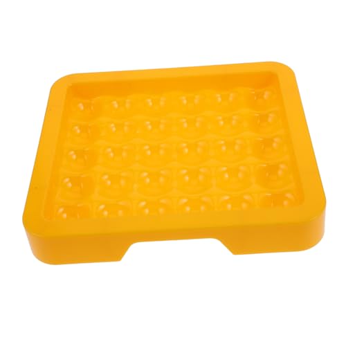 TOPBATHY Kasten Lotteriebox Ballablage Kinderspiele Brettspieltisch Rollende Kugelablage Tischspiele Brettspiele Reversi-Spiel Yellow Plastik von TOPBATHY