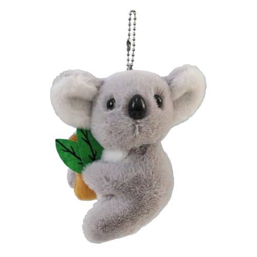 TOPBATHY Koala Puppe Anhänger Medaillon Schlüsselanhänger Mini Rucksack Schlüsselanhänger Plüsch Schlüsselanhänger Plüsch Koala Anhänger Koala Schlüsselanhänger von TOPBATHY