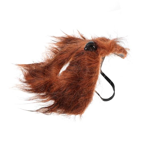 TOPBATHY Maske Halloween-Party- pelziges Kostüm Fuchs zum Dekorieren Halloween-Kostüm Halloween-Partybevorzugung Partyzubehör Halloween- Cosplay-Kostüme Kunststoff Brown von TOPBATHY