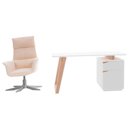 TOPBATHY Miniatur-bürospielzeug Für Puppenhaus Miniatur-möbel Im Maßstab Mit Mini-tischstuhl Und Bürotische Für DIY-Dekoration Und Szenenanordnung Im Puppenhaus TOPBATHY Miniatur-bürospielzeug Für Puppenhaus Miniatur-möbel Im Maßstab Mit Mini-tischstuhl Und Bürotische Für DIY-Dekoration Und Szenenanordnung Im Puppenhaus von TOPBATHY