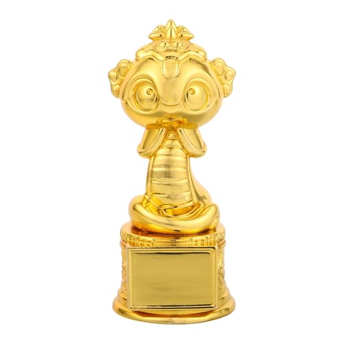 TOPBATHY Neujahrs Trophäe Schlange Trophäe Für Dekorationen Chinesische Schlangenfigur Baseball Trophäe Schlangenpreis Trophäe Schlangenfigur Für Zuhause Basketball Trophäe Fußball Trophäe von TOPBATHY