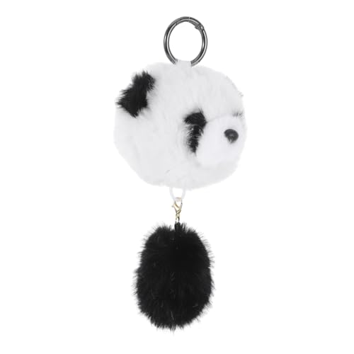 TOPBATHY Panda-Anhänger Pandas Schlüsselanhänger Rucksackanhänger Netter Schlüsselbund panda schlüsselanhänger Panda Schlüsselbund Stofftiere Schlüsselanhänger Schultaschen-Anhänger Plüsch von TOPBATHY