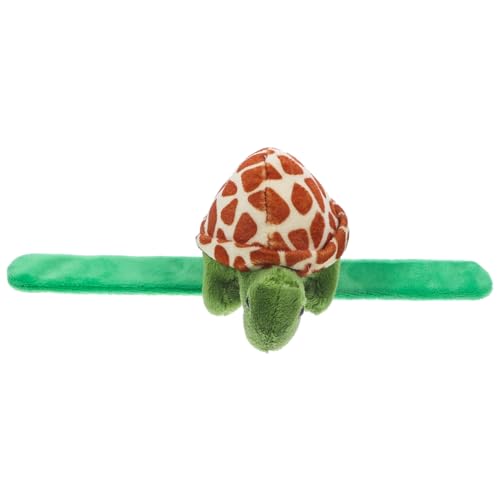 TOPBATHY Plüschring Manschette Arm Schildkröte Tiere Mütze Einhandzwinge Partyzubehör Tier-slap-band Partygeschenk Slap-bands Mit Tiermotiven Pp Baumwolle von TOPBATHY