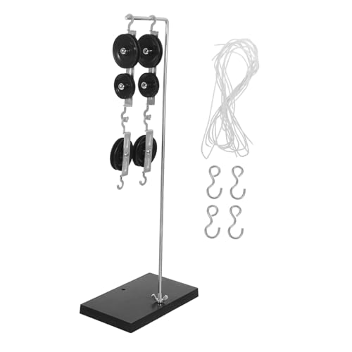 TOPBATHY Pulley Experiment Kit mit Galvanisiertem Sockel Stabiles Mechanisches Physik-Zugkraftsystem Präzises Seilzugsystem für Schulversuche für Mittlere Schulwissenschaft und Kraftanalyse TOPBATHY Pulley Experiment Kit mit Galvanisiertem Sockel Stabiles Mechanisches Physik-Zugkraftsystem Präzises Seilzugsystem für Schulversuche für Mittlere Schulwissenschaft und Kraftanalyse von TOPBATHY
