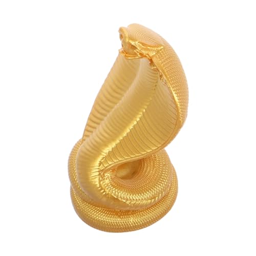 TOPBATHY Schlangen Ornamente Aquarium Dekoration Gold Flexible Schlange Jahr Der Schlange Dekoration Schlangenstatue Figuren Heimdekoration Wikinger Dekoration Für Zuhause von TOPBATHY