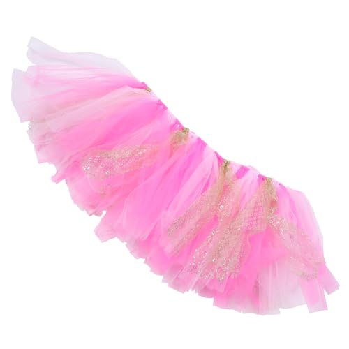 TOPBATHY Tutu-Rock für Hochstuhl Dekoration Room Decoration Holiday Decor Room Decor for tischdecke rosa kinderhochstuhl Hochstuhl Dekoration hochstuhl Rock Hochstuhl Tutu Rosy von TOPBATHY