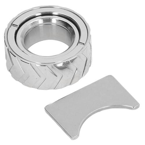 TOPINCN Metall Fidget Ring, Slider Ring, Verstellbarer Ring, Magnet Fidget Spielzeug für Erwachsene, Büro Schreibtisch Spielzeug von TOPINCN