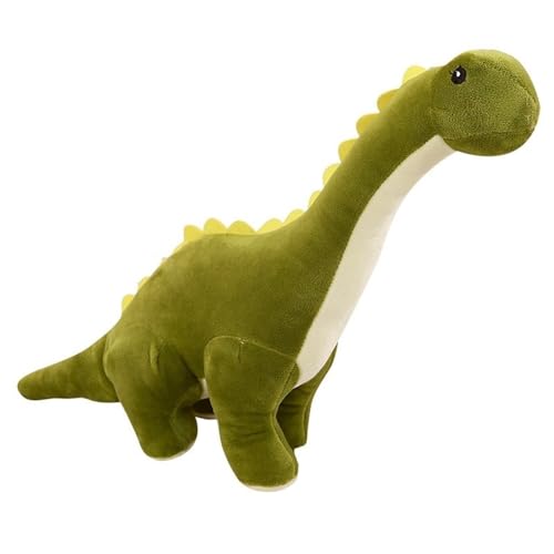 Simulations Dinosaurier Kuscheltier, Niedliche Brachiosaurus Plüsch Weiches Umarmendes Plüschkissen Geschenk for Jungen Und Mädchen Geburtstagsgeschenk Dekorationen(Color:Green,Size:60CM/23IN) von TOPLITHE