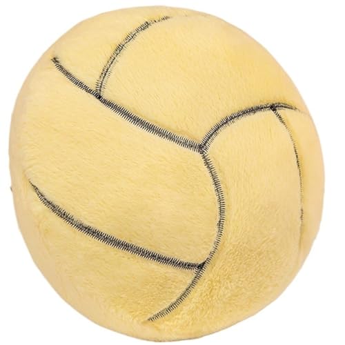 TOPLITHE Basketball Plüschkissen, 35cm Fußball weich gefülltes Plüschkissen in Sportballform Sofa und Schlafzimmerdekoration für Kinder als Geschenk(Volleyball) von TOPLITHE