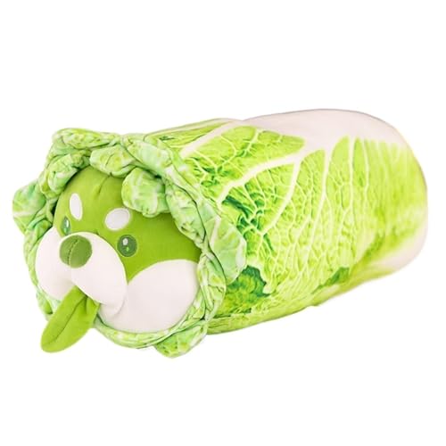 TOPLITHE Cabbage Patch Dog Plüschtier, Süßes Gemüsehund Plüschtier Weiches Plüschtier Kissenkissen für Kinder Erwachsene Geburtstagsgeschenk(Vegetable Dog,55CM/21IN) von TOPLITHE