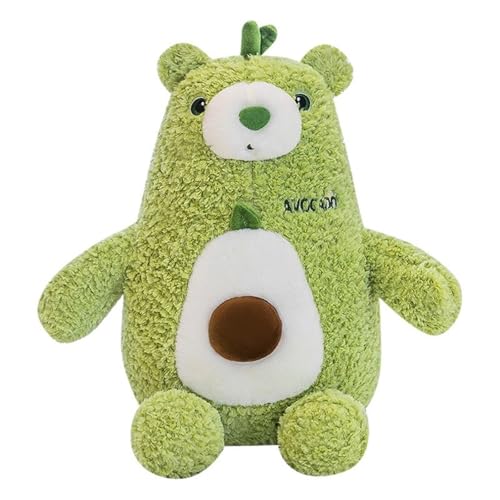 TOPLITHE Cartoon Avocado Bär Kuscheltier, 35Cm Avocado Bär Stofftiere Kuscheliger Teddybär Plüschtier Geschenke for Kinder Erwachsene Geburtstag Weihnachten(35CM/13IN) von TOPLITHE