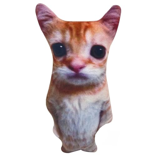 TOPLITHE EL Gato Katze Plüsch, Fröhliche EL Gato Katze Kuscheltiere Weiche Plüschpuppe for Kinder Jungen Mädchen Geburtstagsgeschenk Weihnachten Halloween von TOPLITHE