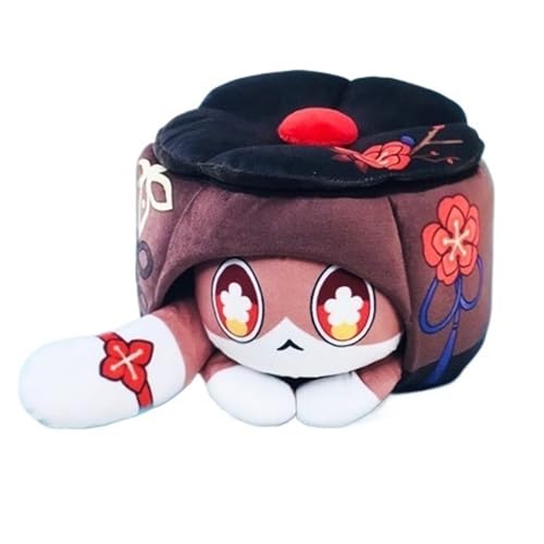 TOPLITHE Genshin Plüsch, Scaramouche Nahida Klee Furina ZhongLi Neuvillette Lyney Tartaglia Plüschfigur Impact Puppe Anime-Kollektion for Fans Geschenke(Hu Tao,16CM/6IN) von TOPLITHE