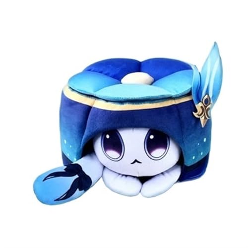 TOPLITHE Genshin Plüsch, Scaramouche Nahida Klee Furina ZhongLi Neuvillette Lyney Tartaglia Plüschfigur Impact Puppe Anime-Kollektion for Fans Geschenke(Neuvillette,16CM/6IN) von TOPLITHE