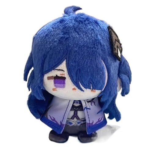 TOPLITHE Honkai Star Rail Kuscheltier, 12CM Kawaii Anime Plüsch Schlüsselanhänger Weiche Entzückende Baumwoll Plüschpuppe for HSR Fans Geschenke(Size:Acheron) von TOPLITHE