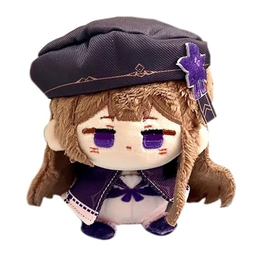 TOPLITHE Honkai Star Rail Kuscheltier, 12CM Kawaii Anime Plüsch Schlüsselanhänger Weiche Entzückende Baumwoll Plüschpuppe for HSR Fans Geschenke(Size:Herta) von TOPLITHE