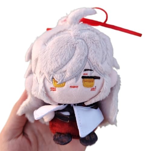 TOPLITHE Honkai Star Rail Kuscheltier, 12CM Kawaii Anime Plüsch Schlüsselanhänger Weiche Entzückende Baumwoll Plüschpuppe for HSR Fans Geschenke(Size:Jingyuan) von TOPLITHE