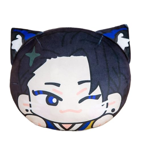 TOPLITHE Juju-tsu Kuscheltier, Anime Kissenpuppe Kai-Sen Plüsch Niedlicher Gefüllter Schlüsselanhänger Plüschtier for Fans Kinder Erwachsene (Color : Geto Suguru, Size : 10CM/3IN) von TOPLITHE