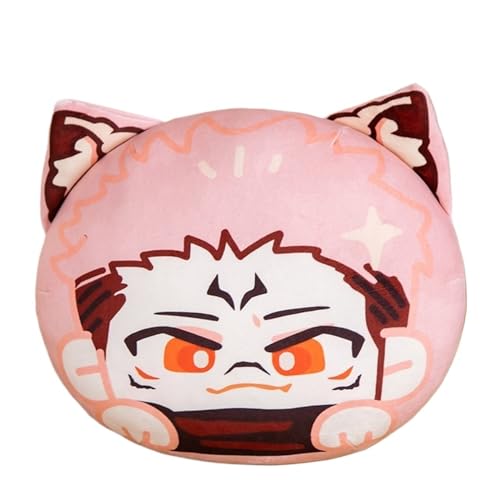 TOPLITHE Juju-tsu Kuscheltier, Anime Kissenpuppe Kai-Sen Plüsch Niedlicher Gefüllter Schlüsselanhänger Plüschtier for Fans Kinder Erwachsene (Color : Ryomen Sukuna, Size : 10CM/3IN) von TOPLITHE