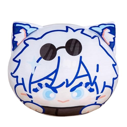 TOPLITHE Juju-tsu Kuscheltier, Anime Kissenpuppe Kai-Sen Plüsch Niedlicher Gefüllter Schlüsselanhänger Plüschtier for Fans Kinder Erwachsene (Color : Satoru Gojo, Size : 10CM/3IN) von TOPLITHE