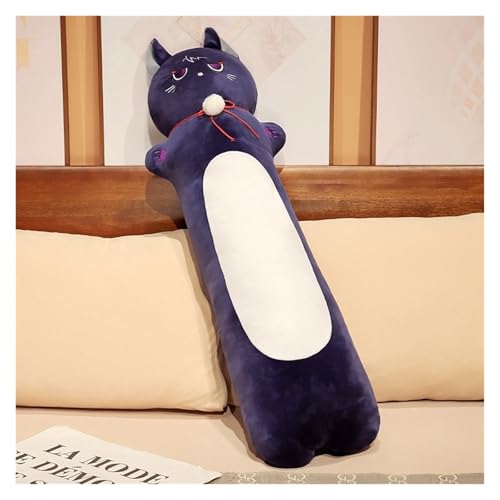 TOPLITHE Langes Genshin Scaramouche Katzen Plüschkissen, Kuscheltiere Impact Wanderer Plüschtiere Weiches Süßes Körperkissen Spielzeug for Fans Geschenk(Scaramouche A) von TOPLITHE