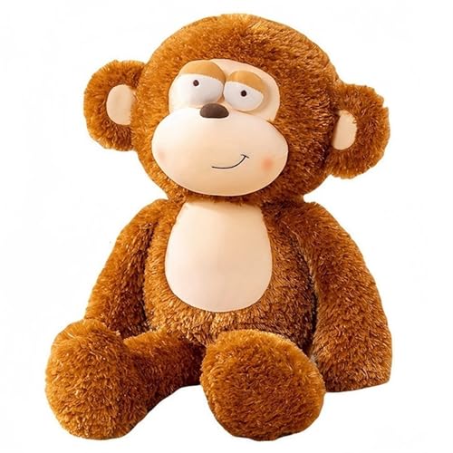 TOPLITHE Niedlicher AFFE Kuscheltiere, Kawaii AFFE Plüsch Umarmungskissen Weiches Plüschtier Spielzeug Geschenke for Kinder Jungen Mädchen(90CM/35IN) von TOPLITHE