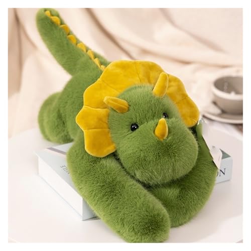 TOPLITHE Niedlicher Beschwerter Kuscheltiere, Dinosaurier Plüsch Kawaii Bär Panda Plüschtier Kuschelkissen for Kinder Jungen und Mädchen(Dinosaur,65CM/25IN) von TOPLITHE