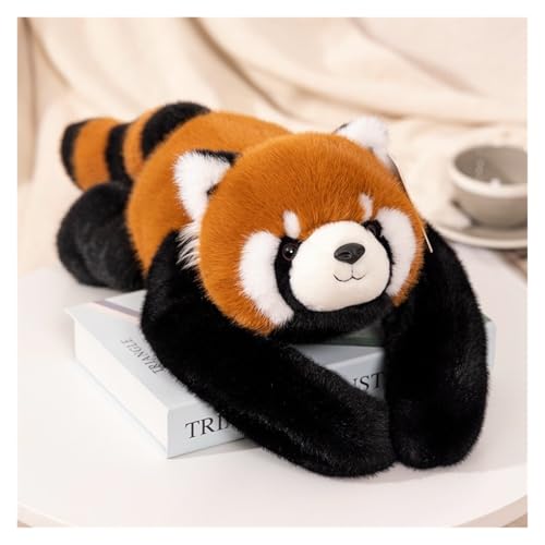 TOPLITHE Niedlicher Beschwerter Kuscheltiere, Dinosaurier Plüsch Kawaii Bär Panda Plüschtier Kuschelkissen for Kinder Jungen und Mädchen(Red Panda,30CM/11IN) von TOPLITHE