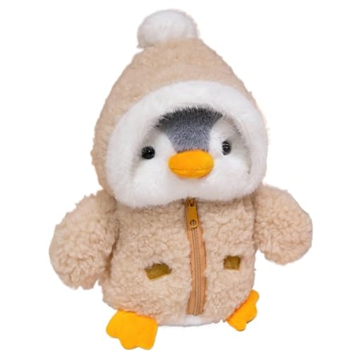 TOPLITHE Niedlicher Pinguin Kuscheltier, Molliger Pinguin Im Pullover Stofftier Weiches Plüschtier Geschenk for Kinder Mädchen Jungen Raum Dekoration(Blue) von TOPLITHE