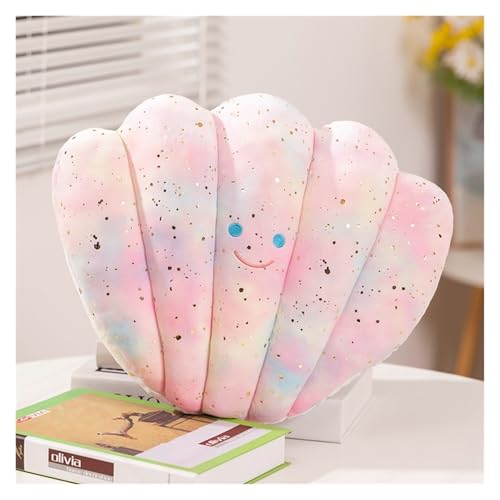 TOPLITHE Niedlicher Seestern Kuscheltiere, Kawaii Muschel Plüschtier Meeresorganismus Kuscheltiere Flauschige Puppe Weiches Umarmungskissen for Kinder Jungen und Mädchen(Shell) von TOPLITHE