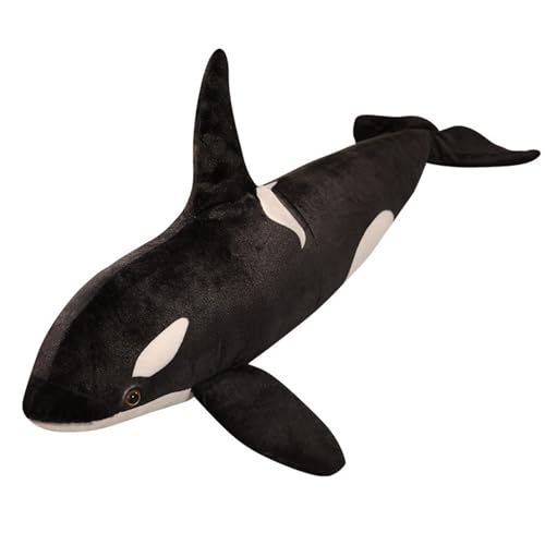 TOPLITHE Orca Kuscheltier, Simulation Killerwal Plüsch Spielzeug Gewichtete Gefüllte Meerestiere Tiere Geschenk for Jungen Und Mädchen Heimdekoration(Size:50CM/19IN) von TOPLITHE