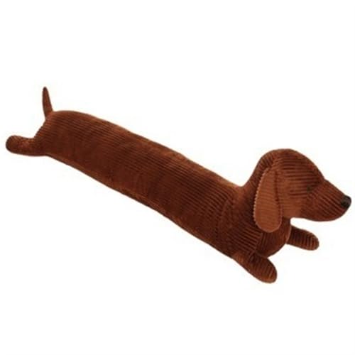 TOPLITHE Riesiges 110 cm Großes Dackel-Plüschkissen, Langes Stofftier Hundeplüschtier Großes Puppenkissen Sofakissen for Kinder Weihnachten(Dachshund) von TOPLITHE