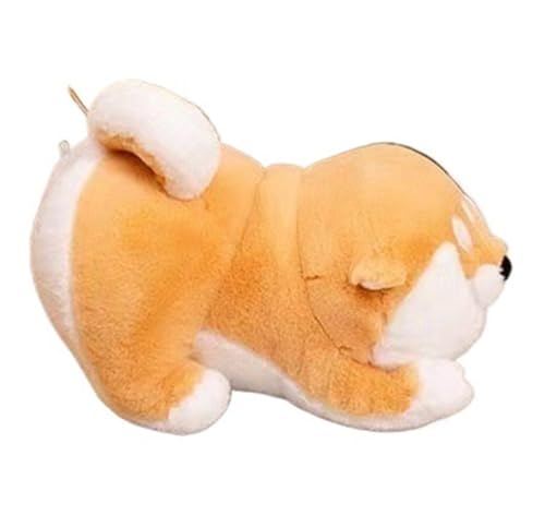 TOPLITHE Shiba Inu Hund Kuscheltier, Süße Weiche Shiba Inu Hund Kuscheltiere Kawaii Hundeplüschkissen Geschenk for Kinder Und Liebhaber (Size : C) von TOPLITHE