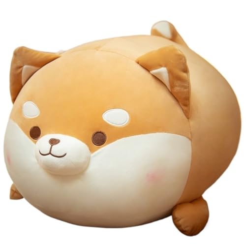 TOPLITHE Shiba Inu Plüsch, Molliges Shiba Inu Kuscheltier Kuscheliges Plüschwelpe Weiches Kissen Geschenke for Mädchen und Jungen Heimdekoration(45CM/17IN) von TOPLITHE