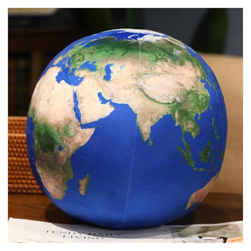 TOPLITHE Simulation Erde Sonne Planet Plüsch, Softt Planet Gefülltes Kissen Weiches Umarmungsplüschtier Pädagogisches Geschenk for Kinder Jungen Mädchen(Earth,27CM/10IN) von TOPLITHE